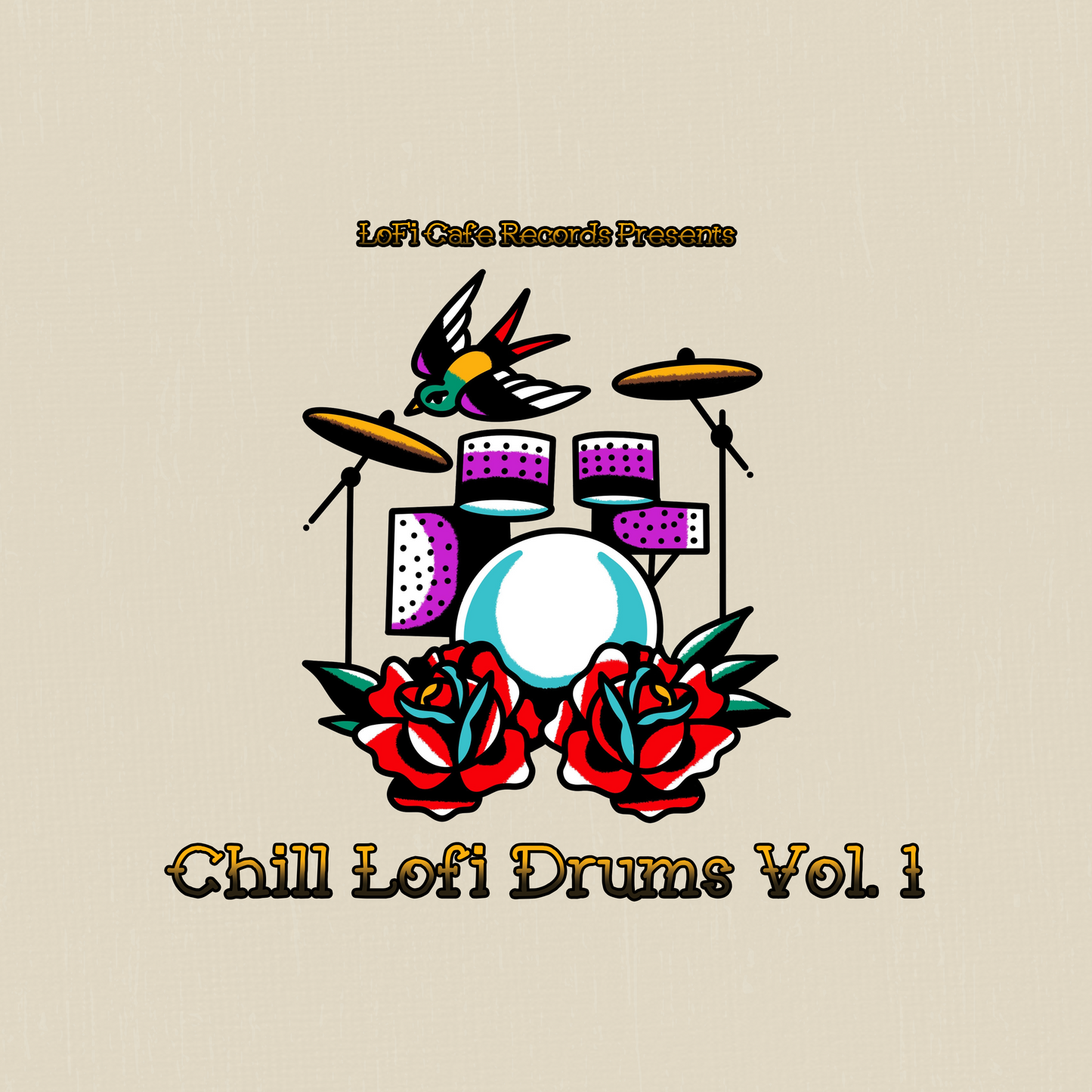 LoFi Cafe Records Presents - Chill Lofi Drums Vol. 1